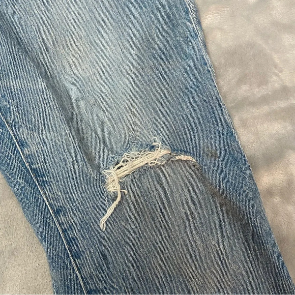 Madewell Perfect Vintage Crop High-Rise Distressed Jeans blue - 27431 - Picture 6 of 9